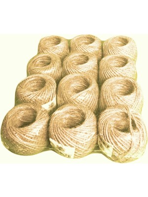 Net Market Paket Doğal Jüt Kınnap Ipi - Dekoratif Bağlama ve Paketleme Ipi