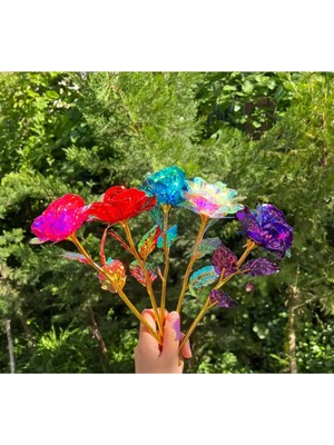 Net Market Solmayan Sonsuzluk Gülü 5 Adet Tek Renk