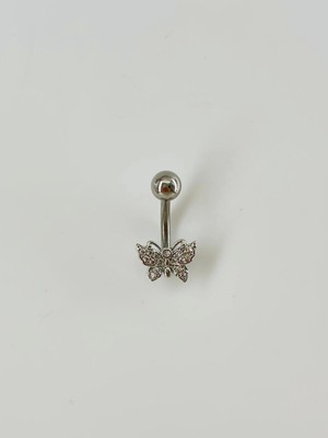 Ulu Pazarlama Kelebek Detaylı Göbek Piercing