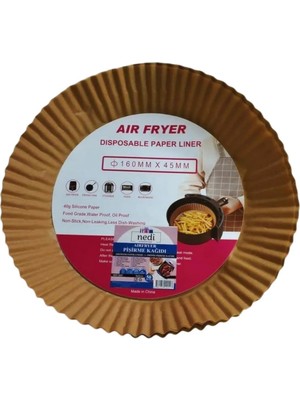 Net Market Airfryer Pişirme Kağıdı 16 cm (25 Ad) Xl Model
