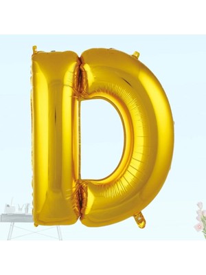 Net Market 1 Metre Folyo Harf Balon D Harfi 40'' 100 cm