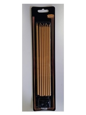 BenimMarifetlerim Altın Pasta Mumu 20 cm