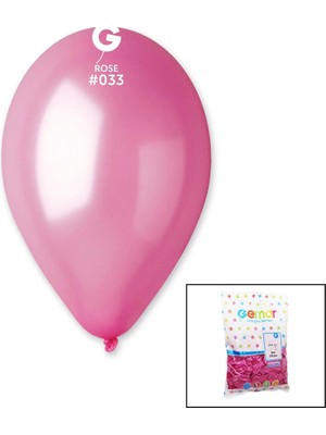 Net Market Metalik Pembe Balon 100'LÜ Doğum Günü Iç Mekan