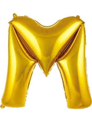 Net Market 1 Metre Folyo Harf Balon M Harfi 40'' 100 cm