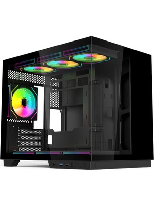 Hyper Rocket V332 Micro-ATX 7 Argb Fan Oyuncu Kasası