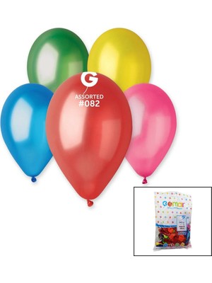 Net Market Metalik Karışık Balon 100'LÜ