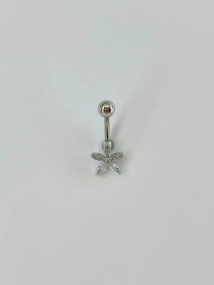 Ulu Pazarlama Çiçek Detaylı Göbek Piercing