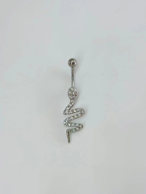 Selfbuysell Yılan Detaylı Göbek Piercing
