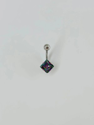 Selfbuysell Mistik Topaz Taşlı Göbek Piercing