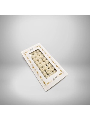 Net Market 50'li Lüks Kutulu Dekoratif Sabun Gül Seti - Estetik ve Kokulu