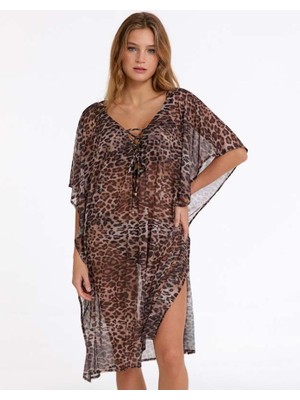 Argento 2125-3021 Leopar Tül Panço Pareo