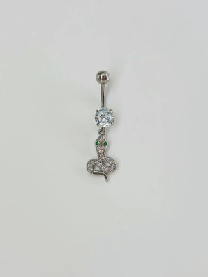 Selfbuysell Yılan Detaylı Göbek Piercing