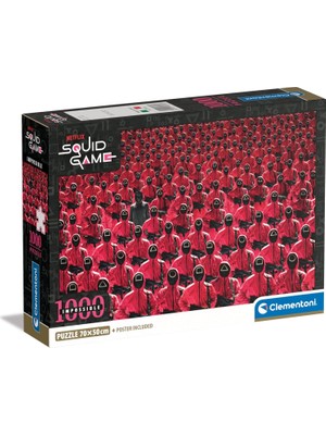 Bliss Store 1000 Parça Squid Game Puzzle Impossible (Compact Box)