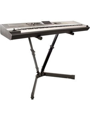 Bliss Store Support VS-88B V-Stand Pro  Dahili Kablo Yönetim Sistemli V-Style Taşınabilir Yüksekliği Ayarlanabilir Org | Klavye Standı | Sehpası - Siyah