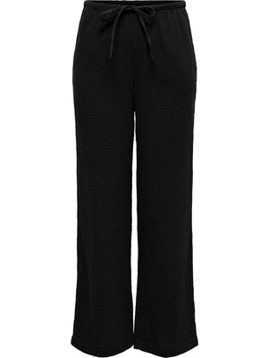 Only ShopINN Onlthyra Strıng Pant Cs Wvn Kadın Siyah Pantolon - 15373334