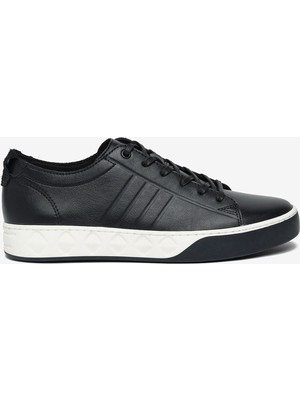 Greyder Erkek Siyah Hakiki Deri Sneaker Ayakkabı 6Y1SA13292L