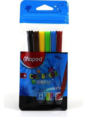 845723 Color Peps Ocean 6 Renk Keçeli Kalem