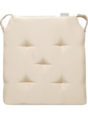 Concept Lea Sandalye Minderi Bej 40 x 40 x 4 cm