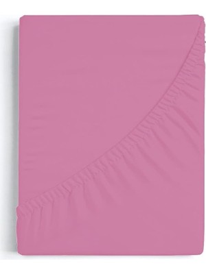 Pamuklu Bebek Lastikli Çarşaf - Penye Kumaş - Park Yatak | 60X120 | 70X110 | 70X120 | 70X130 | 70X140 | Krem | Beyaz | Gri | Pembe | Mavi (Pembe)