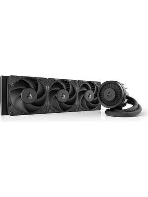 Liquid Freezer Iıı Pro 360 - Aıo Cpu Soğutucu, 3 x 120 mm Su Soğutma, 38 mm Radyatör, Pwm Pompa, Vrm Fan, Amd Am5/am4, Intel LGA1851/1700 Kontak Çerçevesi - Siyah