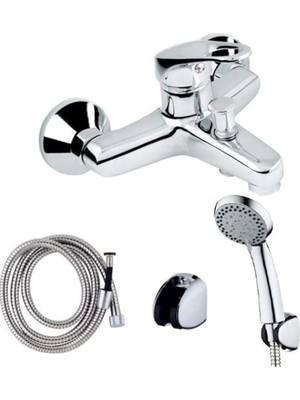 FourForce Aç-Kapa Banyo Bataryası + Mafsallı Duş Takımı