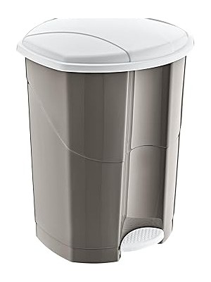 FourForce 18 Lt Pedallı Çöp Kovası (10191) Bej