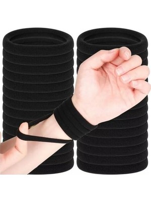 FourForce KADIN%100 Pamuk Xxlboy Siyah 10'lu Lastik Toka Seti Lastik Toka Seti, Lastik Toka Seti, Toka Organizer, Toka, Kız Çocuk Toka, Toka Organizer