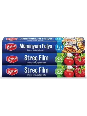 FourForce Streç Film + Alüminyum Folyo Ekonomik Mutfak Seti