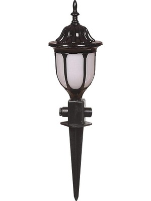 FourForce BBO-68165-BSY Siyah Elektrostatik Toz Boyalı Dış Mekan Aydınlatma, E27, Abs, Akrilik Cam, 16CM