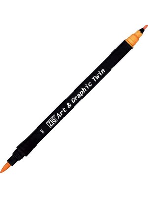 FourForce Zıg Art And Graphic Çift Uçlu Işaretleme Kalemi 042, Sarı