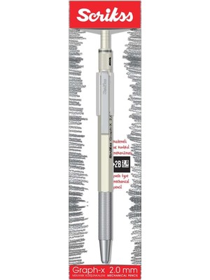 FourForce Office Graphx Mekanik Kurşun Kalem Beyaz 2 mm