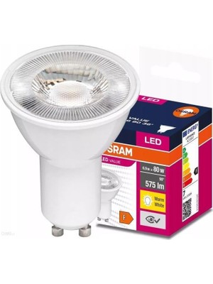 FourForce Ledvalue 6,9W(80W) PAR16 LED Spot Ampul Sıcak Beyaz 3000K - GU10 Duy