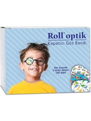 FourForce Optik 100'LÜ Kapatıcı Göz Bandı, Göz Pedi, Erkek (131009)