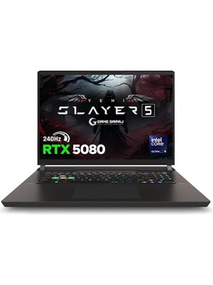FourForce Garaj Slayer5 9XL-5080 C3 Intel Ultra 9 275HX 64GB Ram 2tb SSD RTX5080 17" 240Hz Qhd+ Freedos Oyuncu Laptop