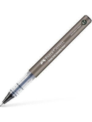 FourForce Free Ink Roller Kalem, 0.7 Mm, Siyah, Silinmez Kalıcı Mürekkep, Mürekkep Göstergeli, Iğne Uçlu