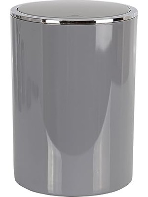FourForce Lenox Çöp Kovası, Gri, 6 Lt