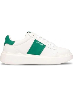 Lufian 121230055 Luna Kadın Hakiki Deri Klasik Sneaker Yeşil