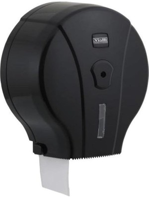 FourForce Mini Jumbo Wc Tuvalet Kağıdı Dispenseri Aparatı Siyah MJ1B