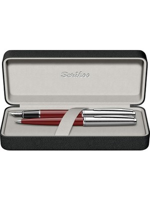 FourForce Metropolis 78 Dolma Kalemtükenmez Kalem Takım Bordo