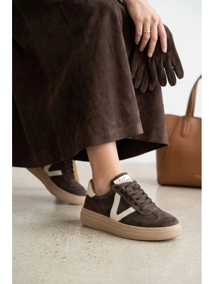 Beety 26BY227.170 Kadın Hakiki Deri Klasik Sneaker Kahverengi