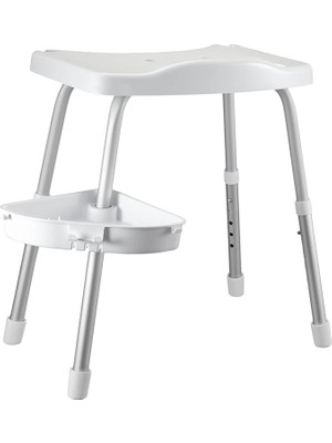 FourForce M-KV35-01 Apollo Duşlu Banyo Taburesi, Beyaz
