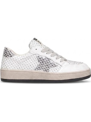 Guja 26Y374 Kadın Hakiki Deri Klasik Sneaker Gümüş