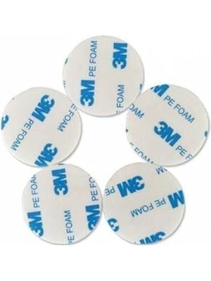 FourForce Magnet 50 Adet 3m Köpüklü, Çift Taraflı Bant, Yuvarlak Kesimli, Çok Güçlü, (Çap: 20 Mm)