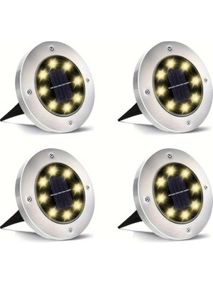 FourForce Solar Panelli Kazıklı Bahçe Aydınlatması