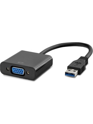 Skygo Usb3.0 To VGA F Çevirici 1080P Siyah HDX7779