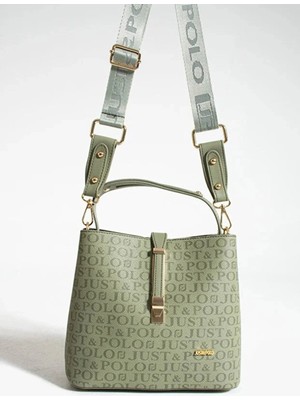Just Polo Kadın Su Geçirmez Şık El & Omuz Çantası ve Cüzdanı Kombin Shopper