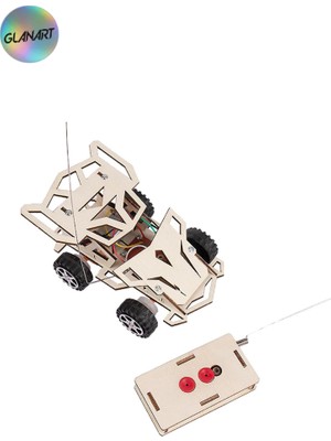 Glanart Robotik Kendin Yap Uzaktan Kumandalı Araba Yapım Seti Çocuklar Için