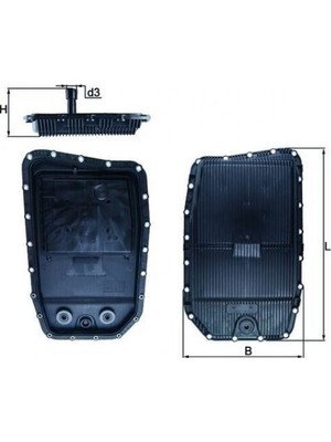 Mahle Depomix Otomatik Sanziman Yag Filtresi GA6HP26Z Bmw E60 E65 E90 E70 E71 Discovery 3/4 L319 09 18 R.r 3 Vogue L322 09 12 Sport 1 L320 09 13 Jaguar S-Type Ii X200 99 07 Xf I X250 11 15 Xj X350.