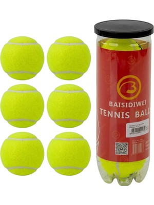 Zero Land Cosmotex 6’lı Tenis Topları Seti Spor ve Eğlence Için Ideal