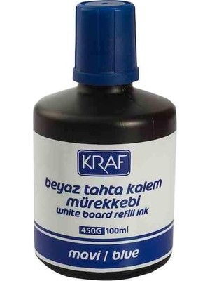 FourForce - Kraf Beyaz Tahta Kalem Mürekkebi - 100 ml - Mavi